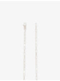 Tom Wood white rhodium-plated necklace 51.5cm, imported from the UK
