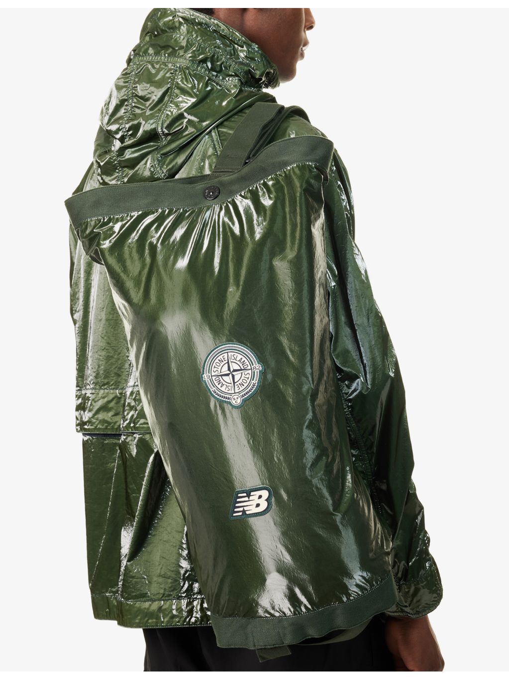 New Balance shell duffle bag with logo patches, 58cm - British product