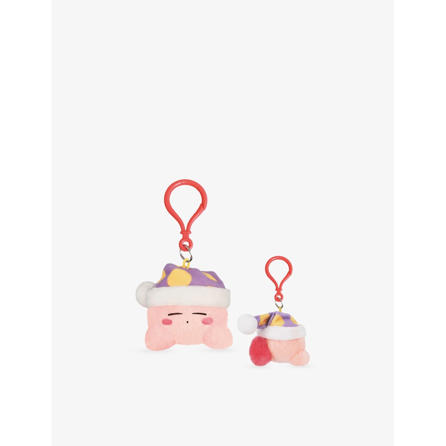 Kirby Sleep soft toy keyring 5cm, UK version
