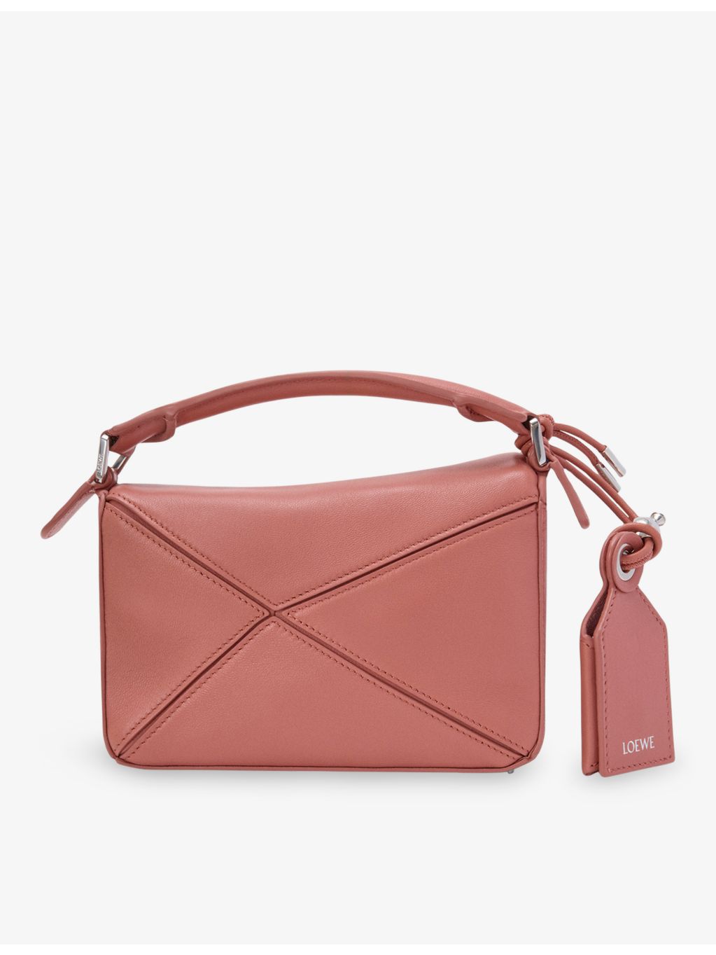 Loewe Featherlight Puzzle Mini leather top-handle bag (British brand)