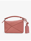 Loewe Featherlight Puzzle Mini leather top-handle bag (British brand)