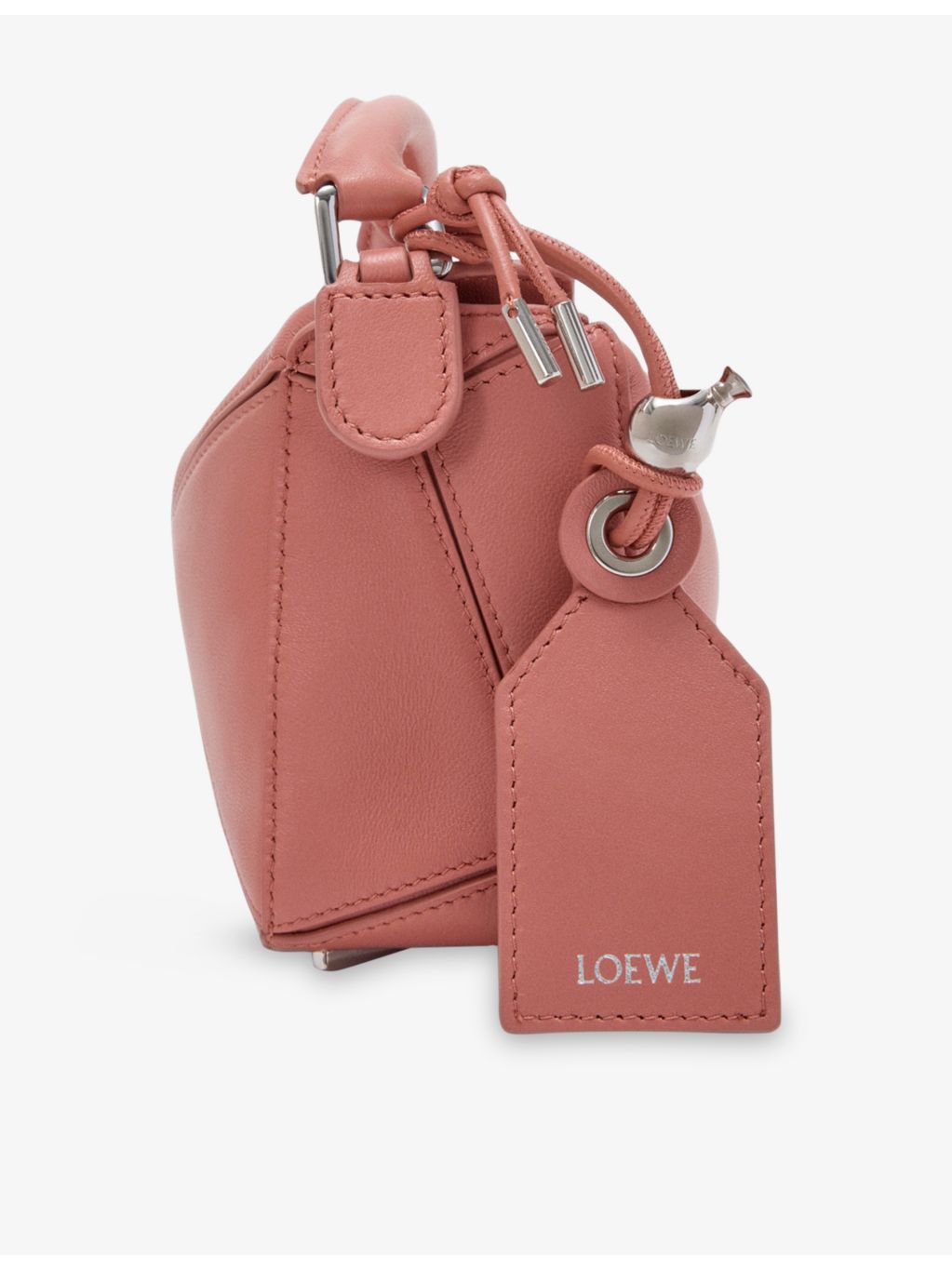 Loewe Featherlight Puzzle Mini leather top-handle bag (British brand)