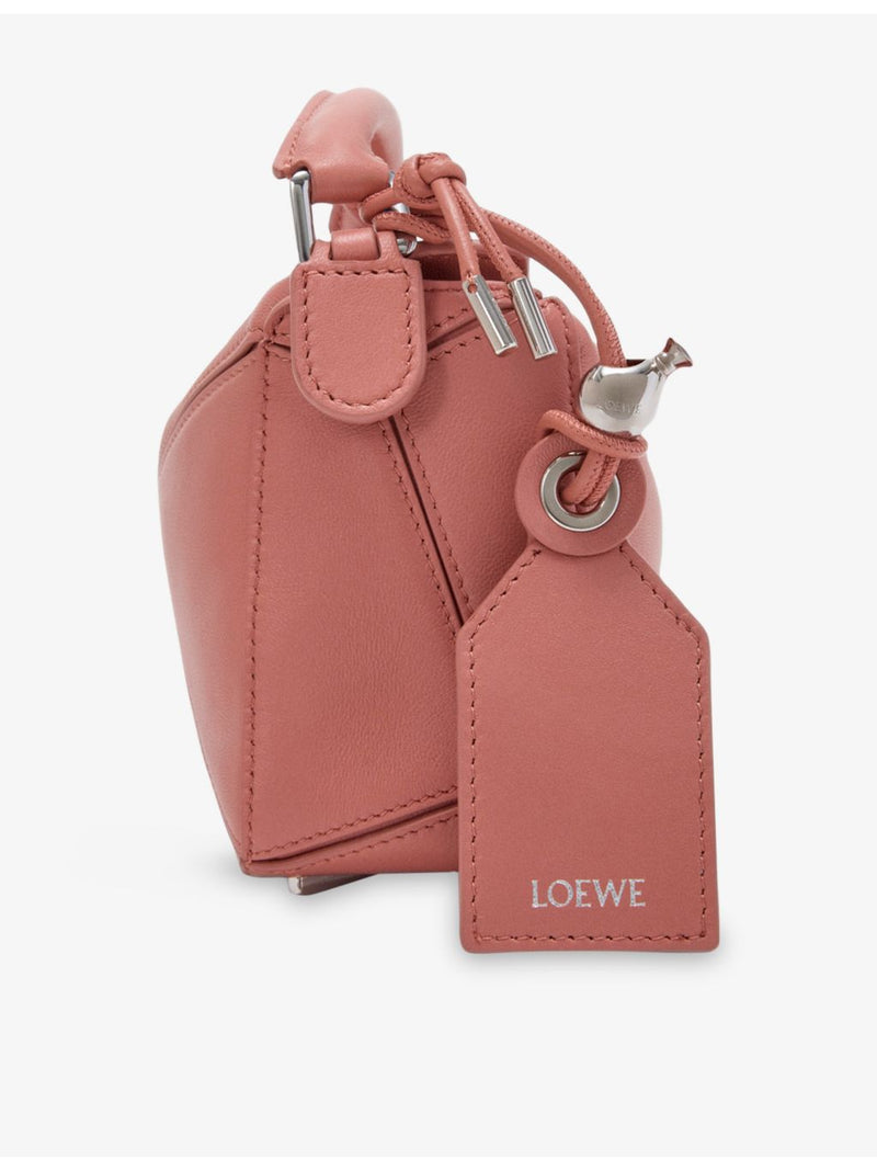 Loewe Featherlight Puzzle Mini leather top-handle bag (British brand)