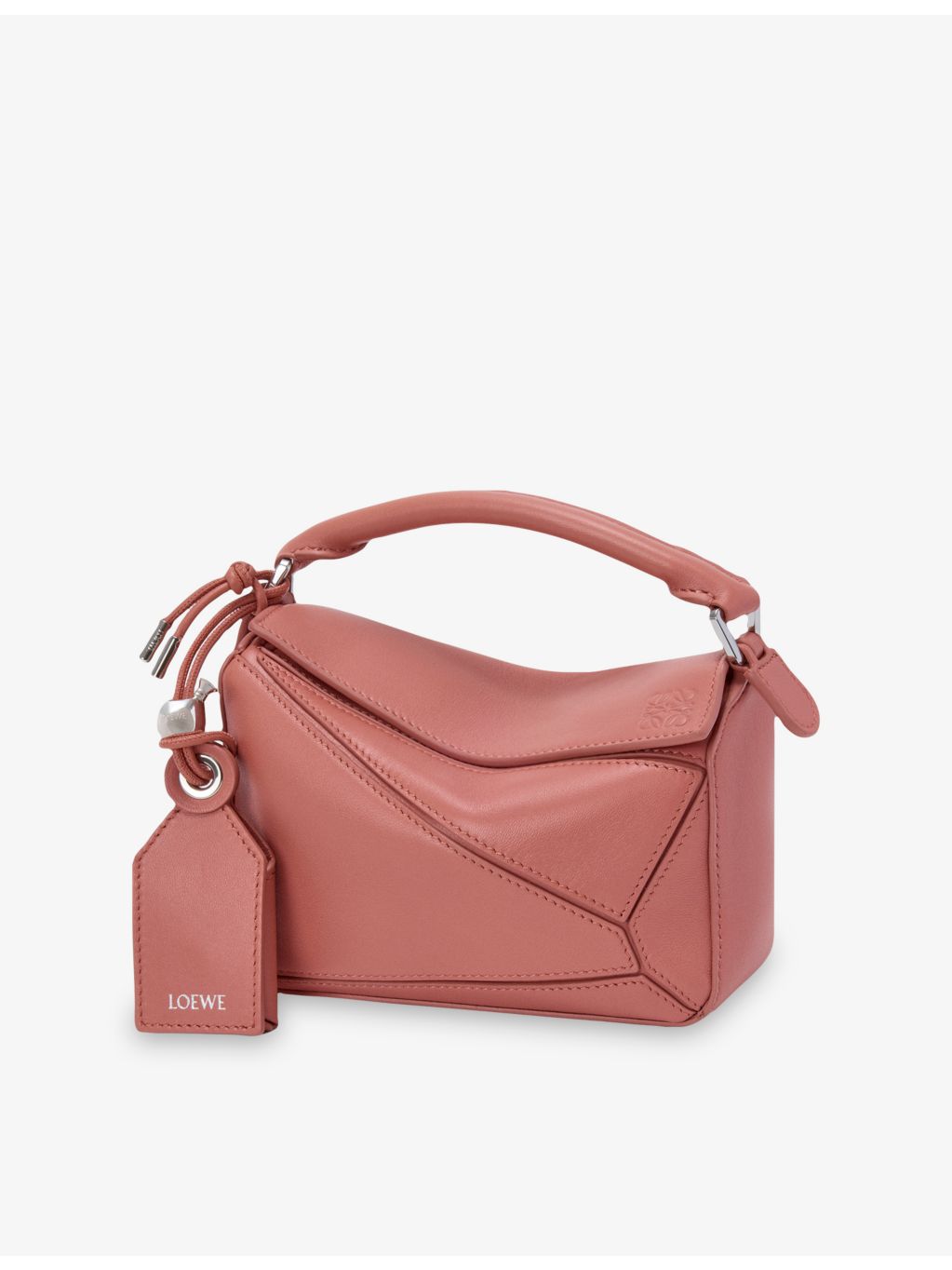 Loewe Featherlight Puzzle Mini leather top-handle bag (British brand)