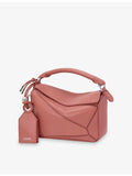 Loewe Featherlight Puzzle Mini leather top-handle bag (British brand)