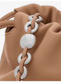 Loewe Flamenco Medium leather clutch bag, imported from the UK