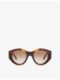 Loewe butterfly-frame acetate sunglasses, UK version