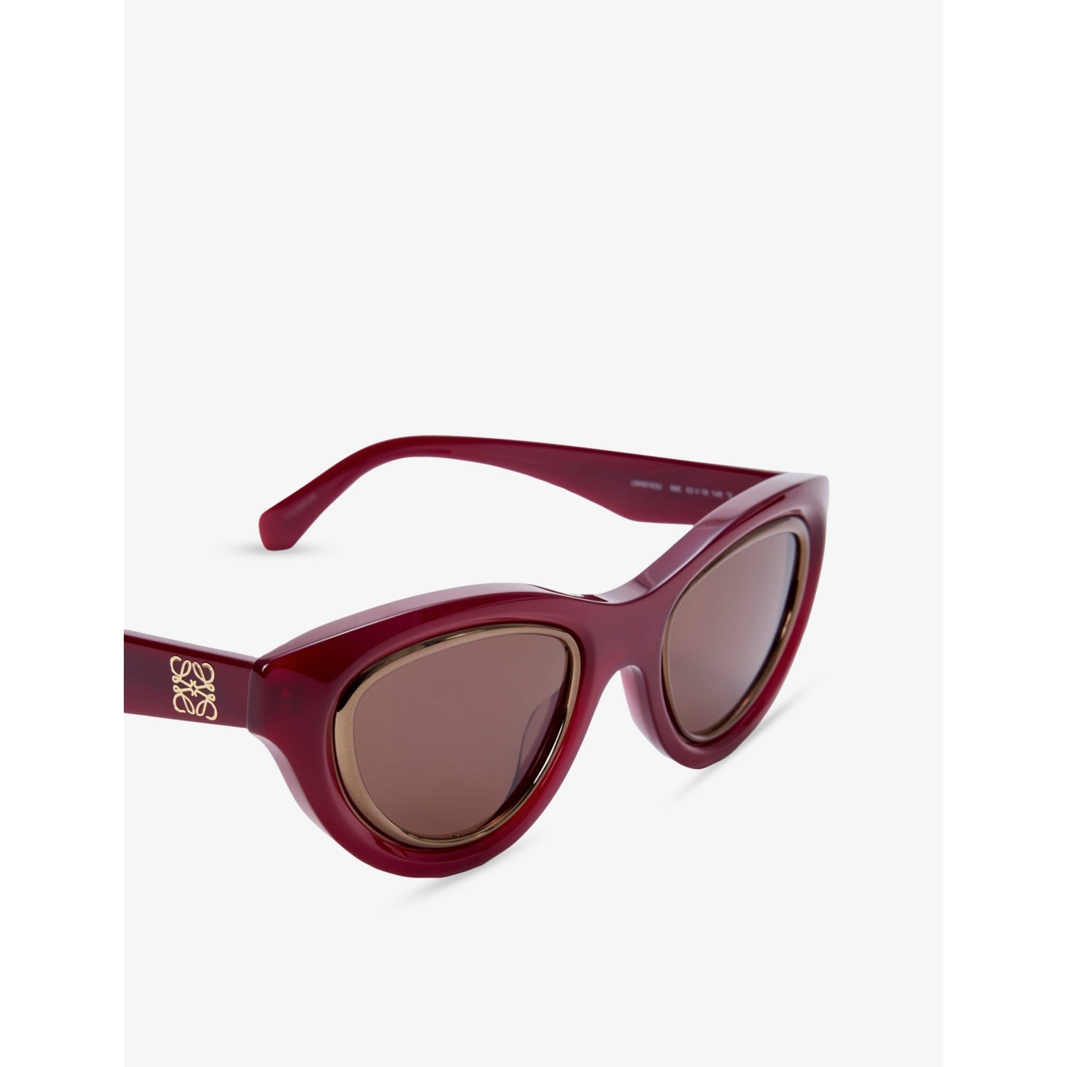 Loewe cat eye mini anagram acetate sunglasses, UK version