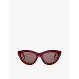 Loewe cat eye mini anagram acetate sunglasses, UK version