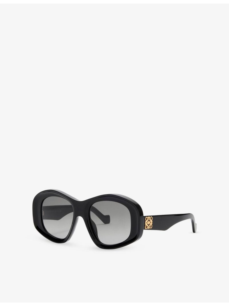 Loewe Pentagon beveled acetate sunglasses, UK version