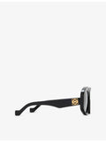 Loewe Pentagon beveled acetate sunglasses, UK version