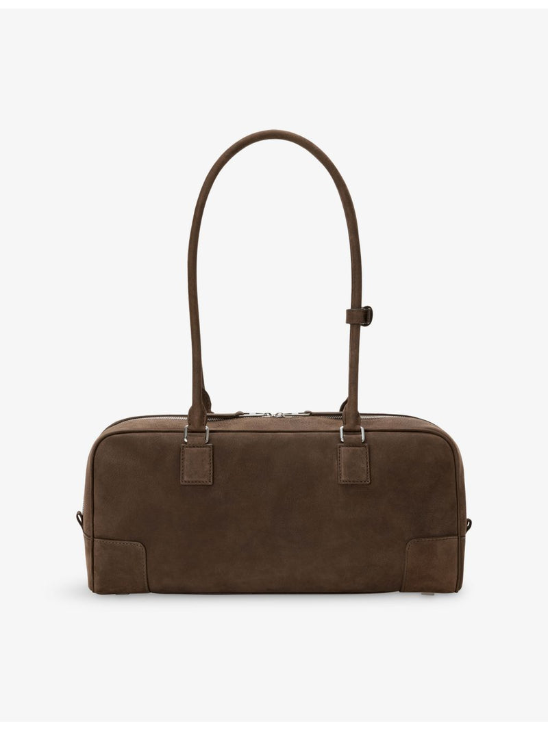 Loewe Amazona 31 cropped suede shoulder bag, UK version