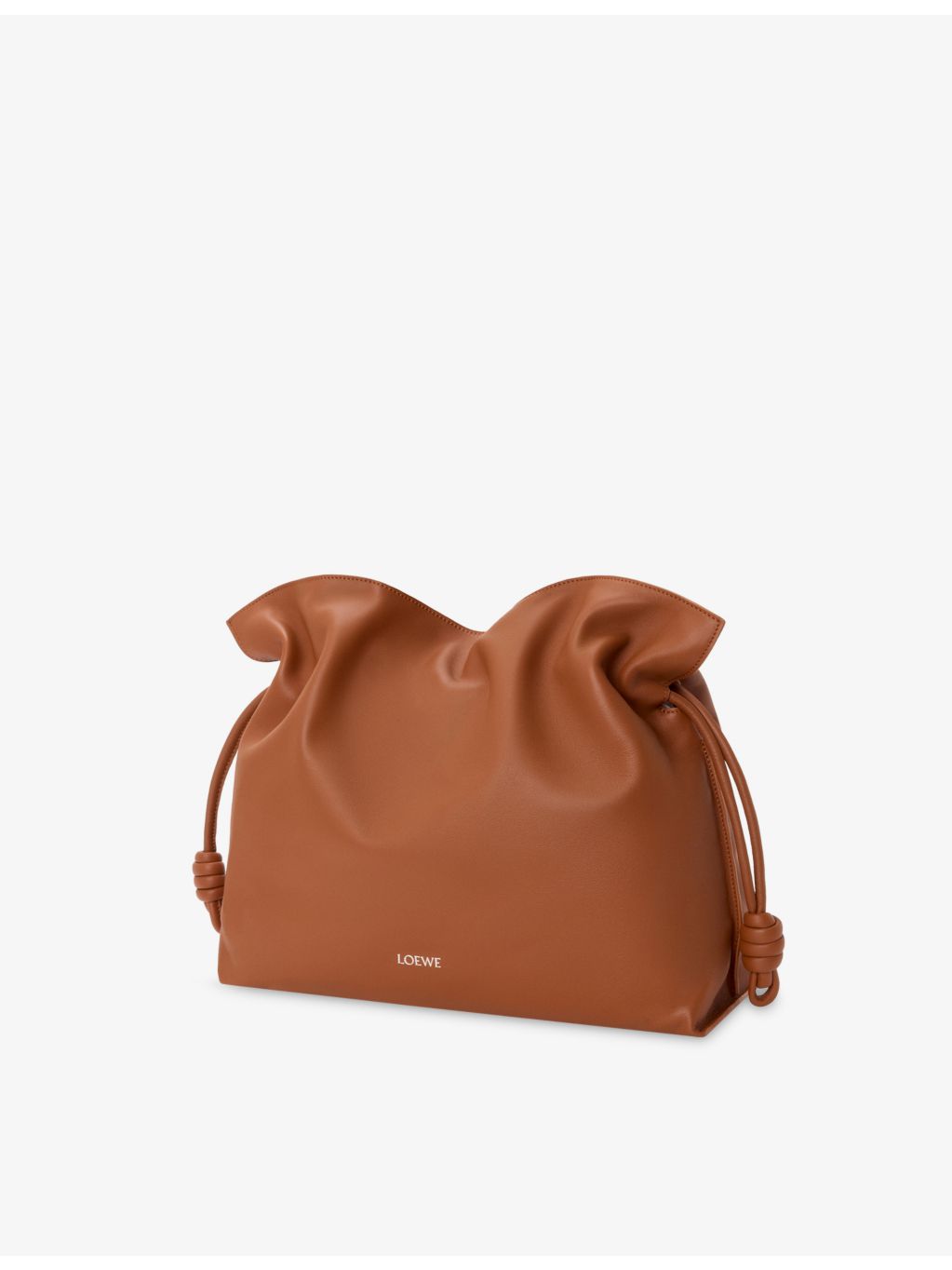Loewe Flamenco large leather clutch bag (British brand)