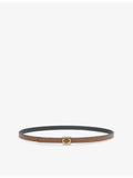 Loewe anagram branded buckle leather belt 1cm, UK version