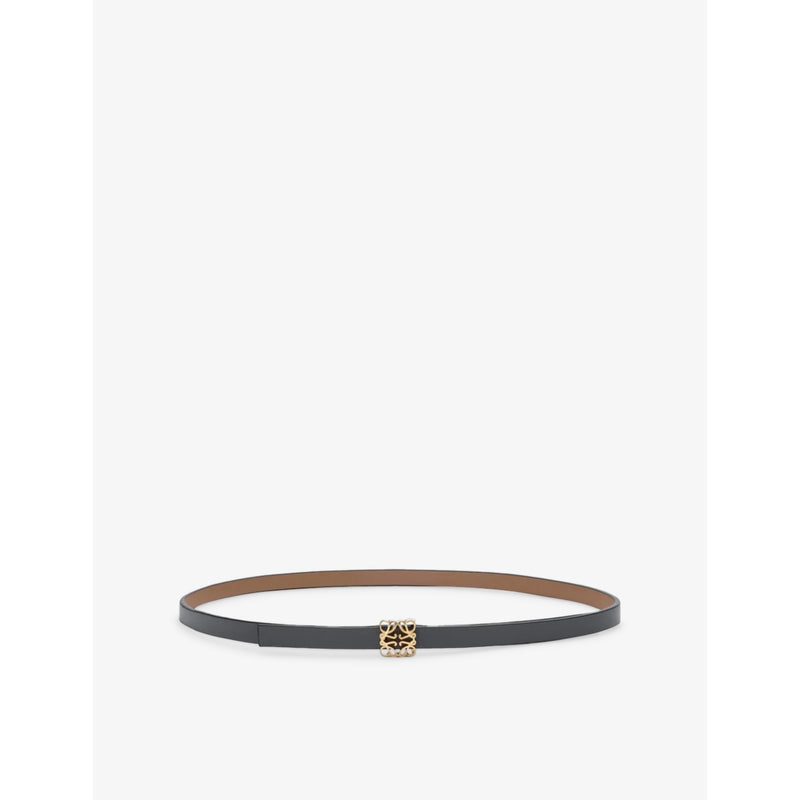 Anagram Branded-Buckle Leather Belt - 26
