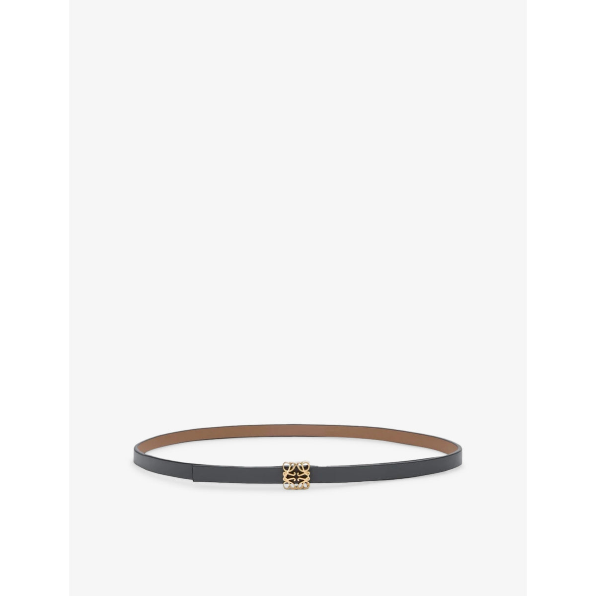 Anagram Branded-Buckle Leather Belt - 26
