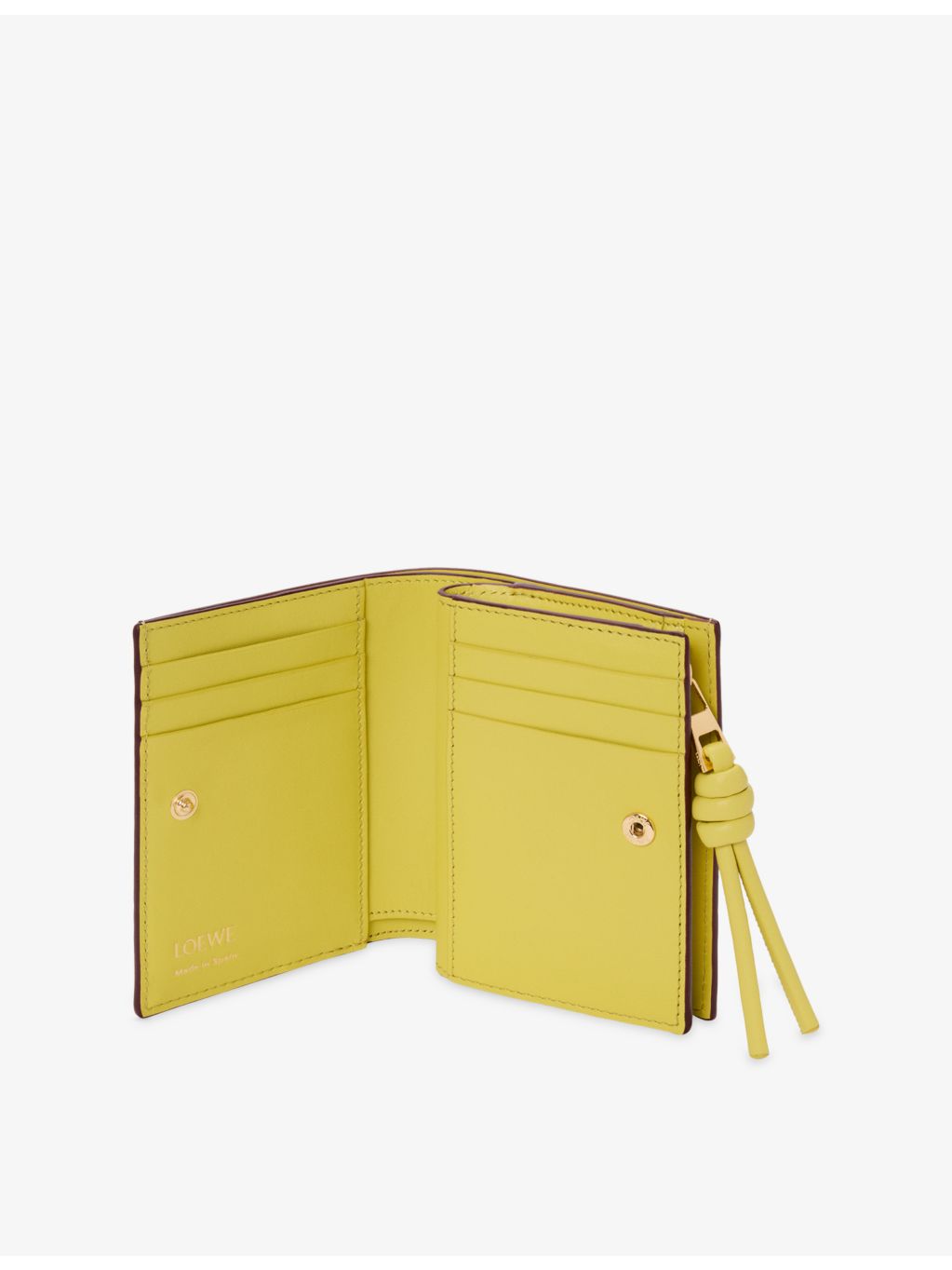 Loewe Knot Compact leather wallet 11.4cm (British brand)