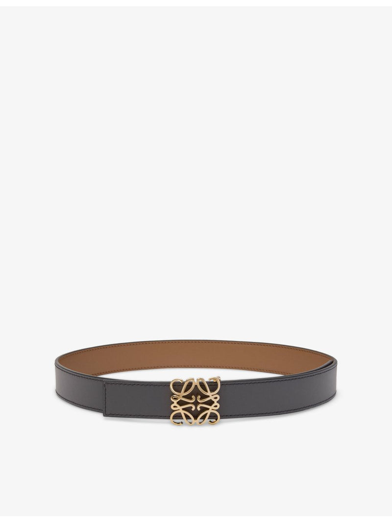 Loewe Anagram Bombé reversible leather belt 2.8cm, UK version