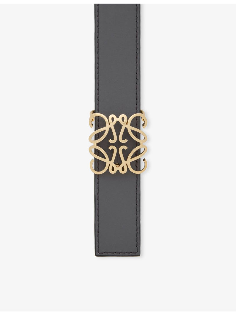 Loewe Anagram Bombé reversible leather belt 2.8cm, UK version