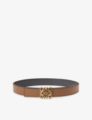 Loewe Anagram Bombé Reversible Leather Belt 2.8cm