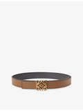 Loewe Anagram Bombé reversible leather belt 2.8cm, UK version
