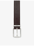 Loewe rounded buckle leather belt 3.5cm, UK version