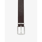 Loewe rounded buckle leather belt 3.5cm, UK version
