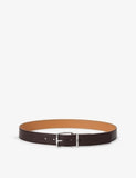 Rounded Soft Studs Leather Belt - 28