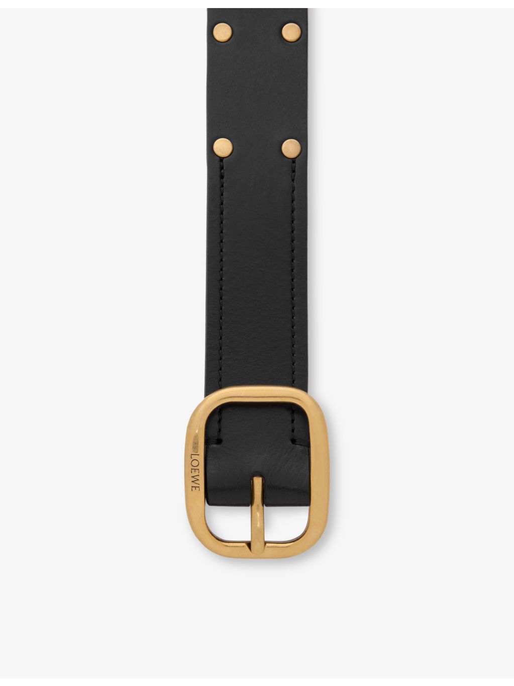 Loewe stud-embellished leather belt 3.5cm - British product