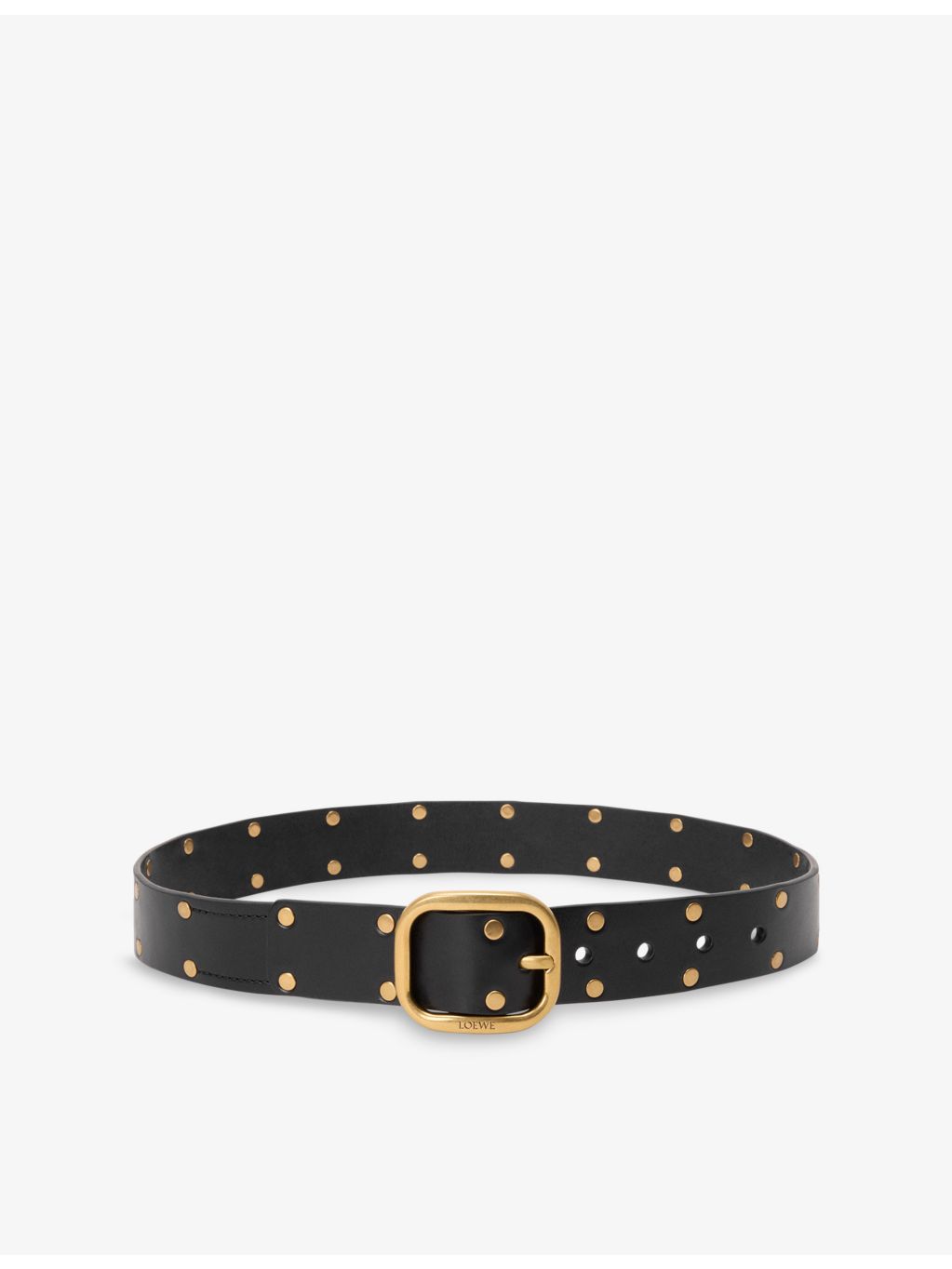 Loewe stud-embellished leather belt 3.5cm - British product