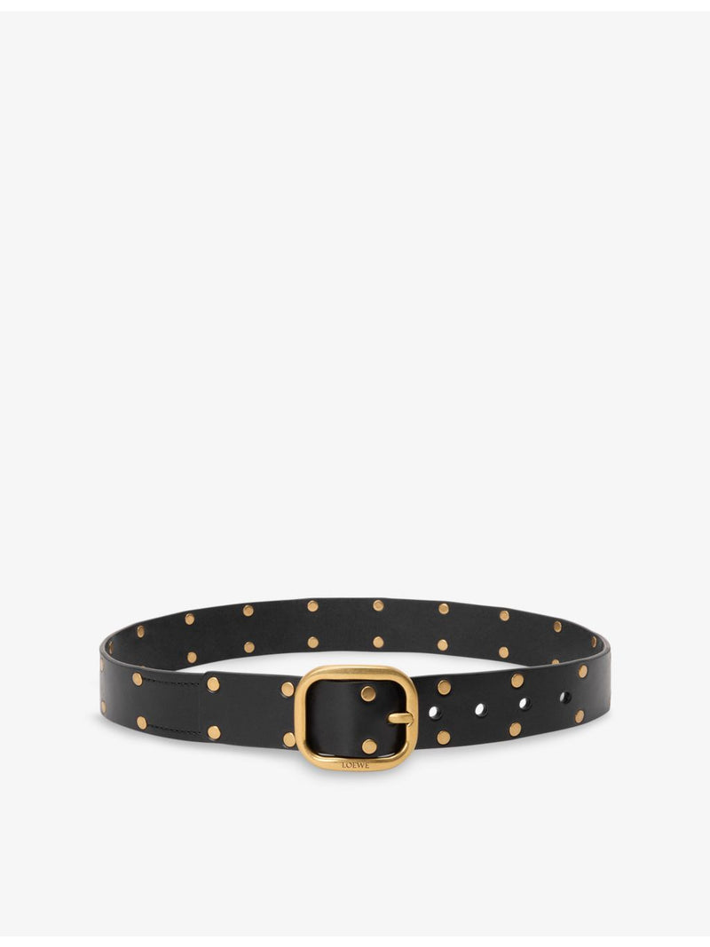 Loewe stud-embellished leather belt 3.5cm - British product