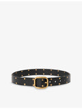 Loewe stud-embellished leather belt 3.5cm - British product
