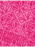 Loewe Anagram wool and cashmere scarf 180x38cm, UK version