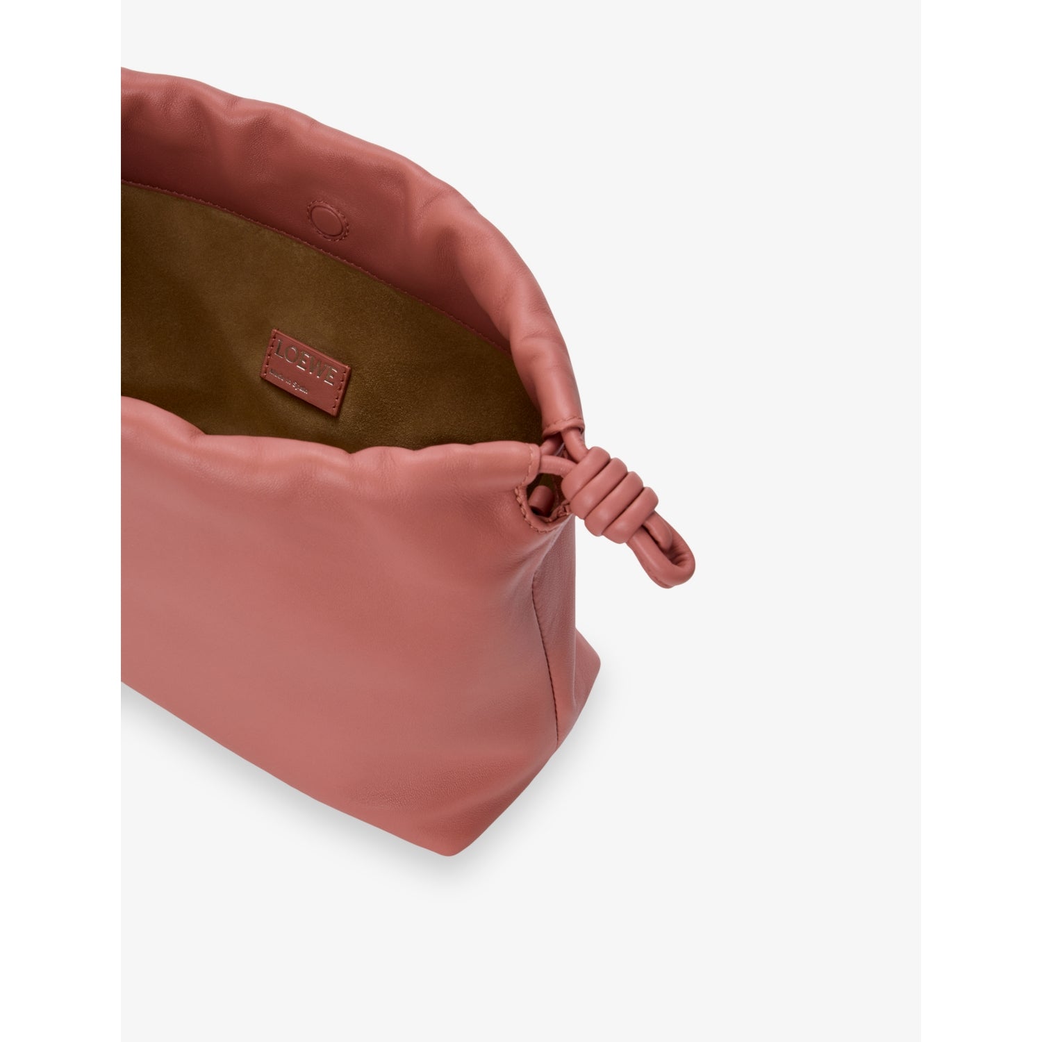 Loewe Flamenco medium leather clutch bag, imported from the UK