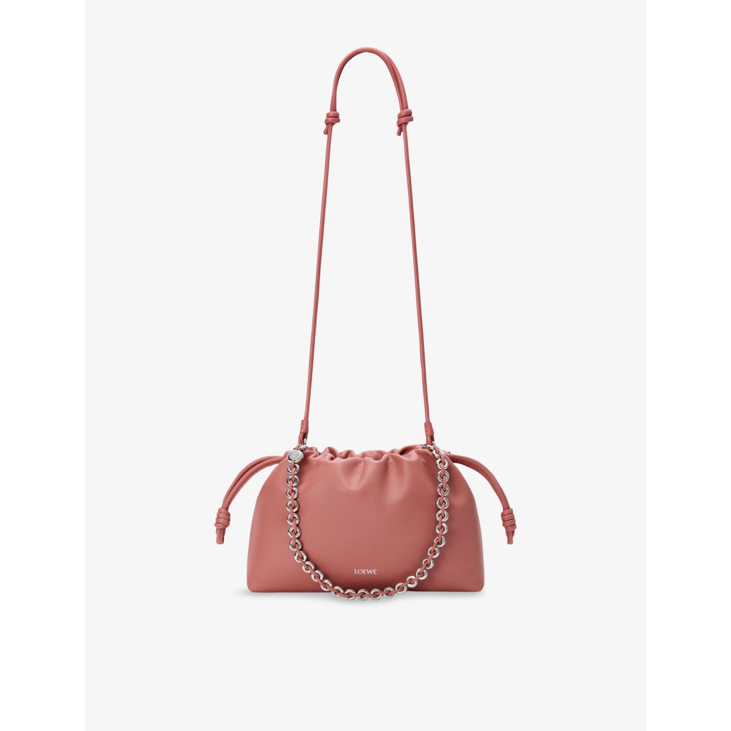 Loewe Flamenco medium leather clutch bag, imported from the UK