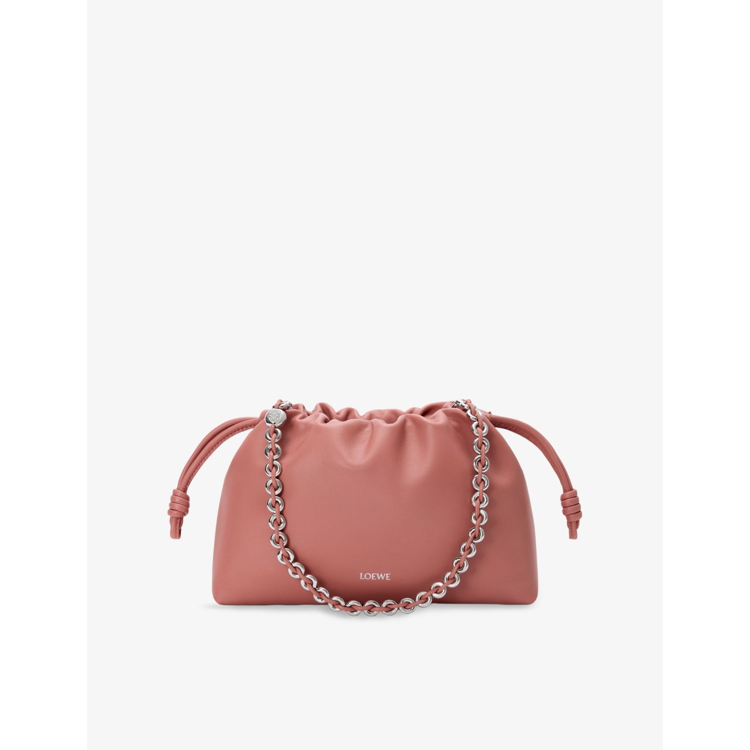 Loewe Flamenco medium leather clutch bag, imported from the UK