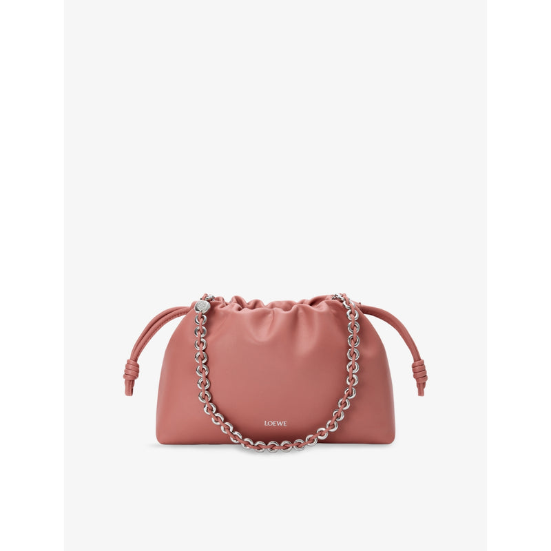 Loewe Flamenco medium leather clutch bag, imported from the UK