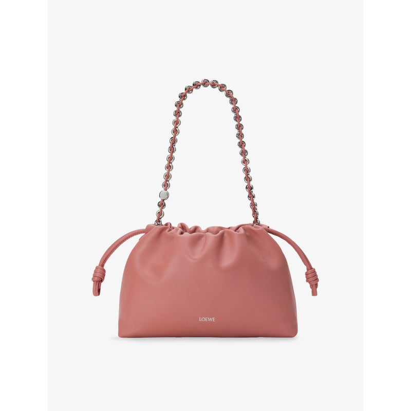 Loewe Flamenco medium leather clutch bag, imported from the UK