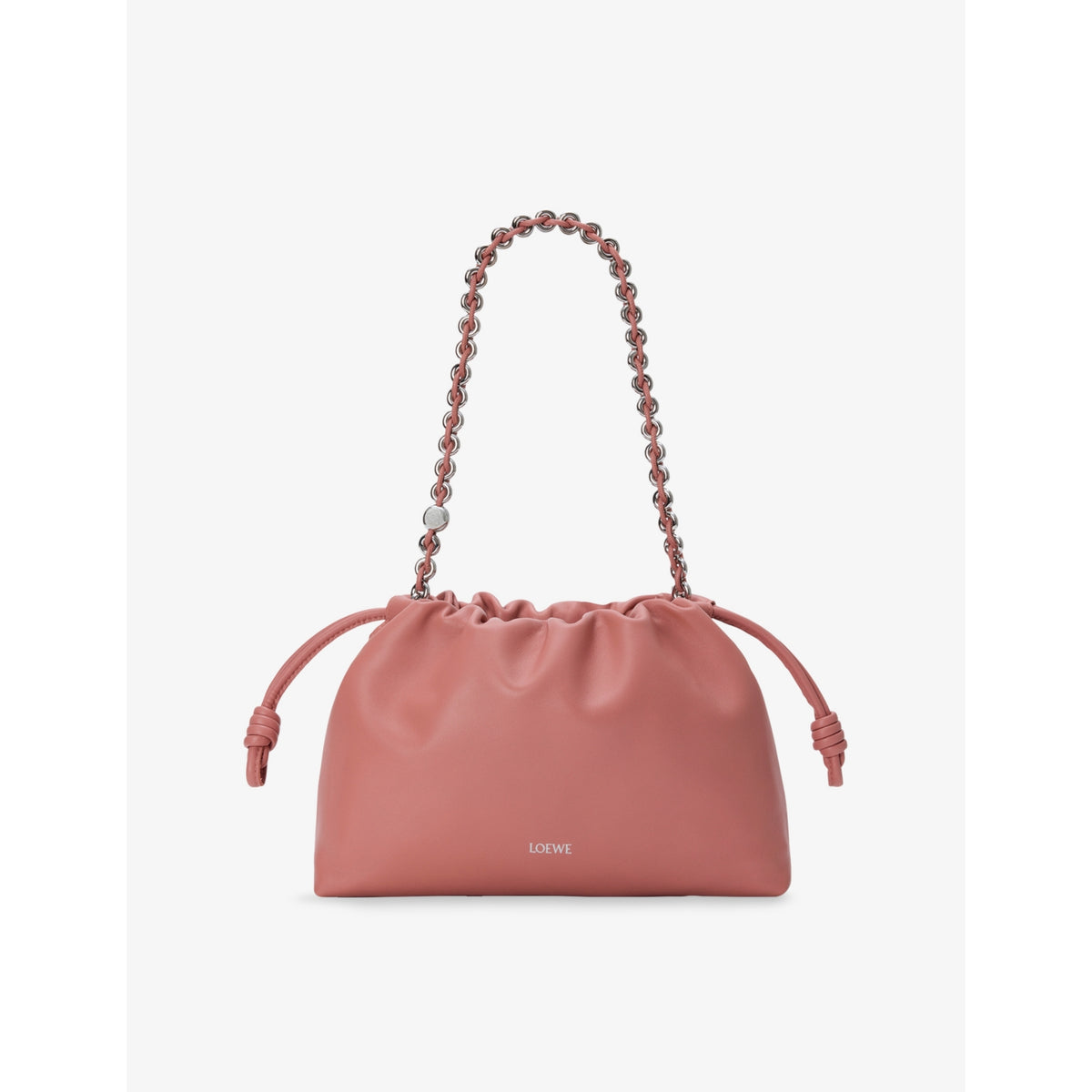 Loewe Flamenco medium leather clutch bag, imported from the UK