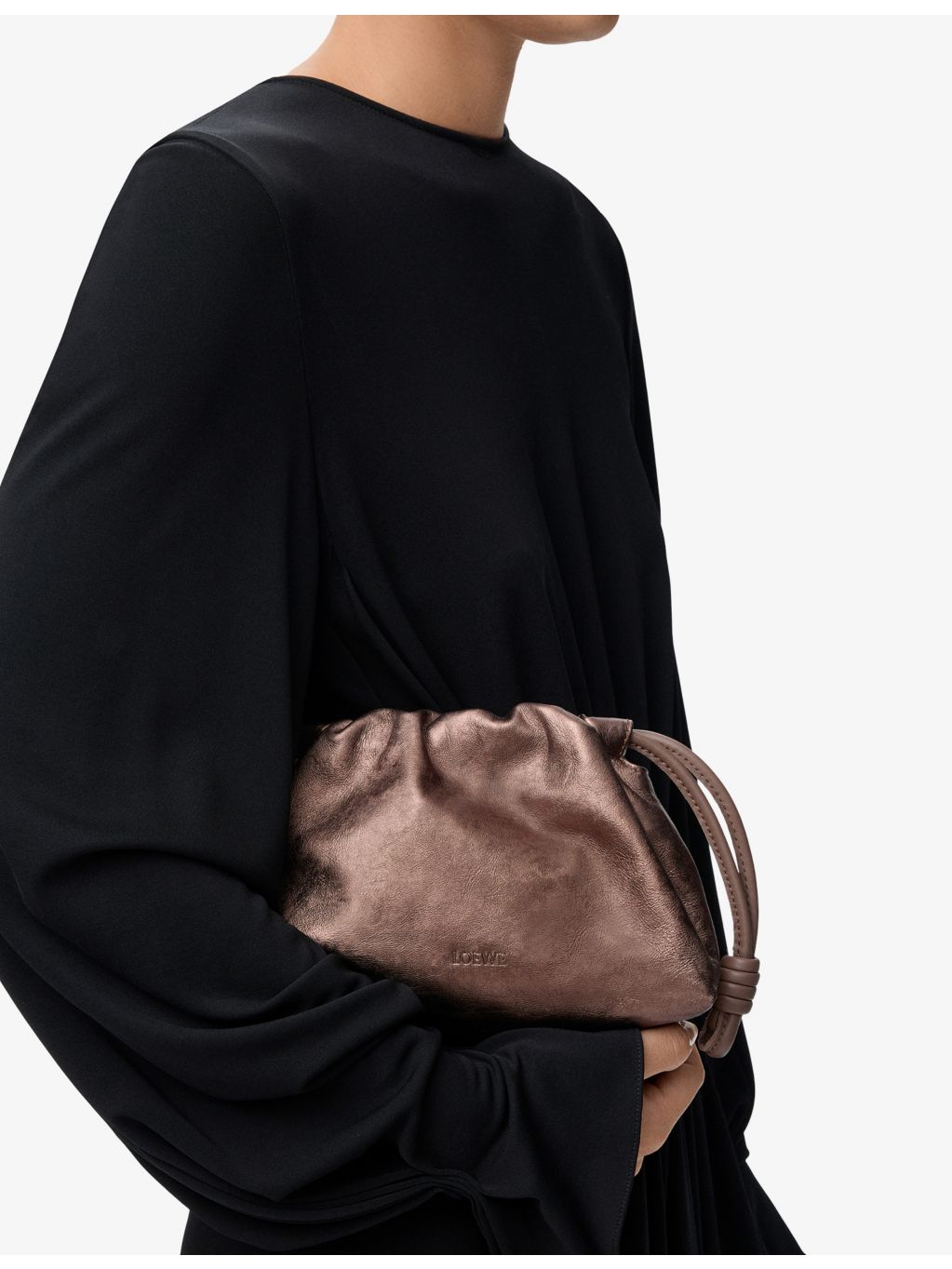 Loewe Mini Flamenco leather shoulder bag (British brand)