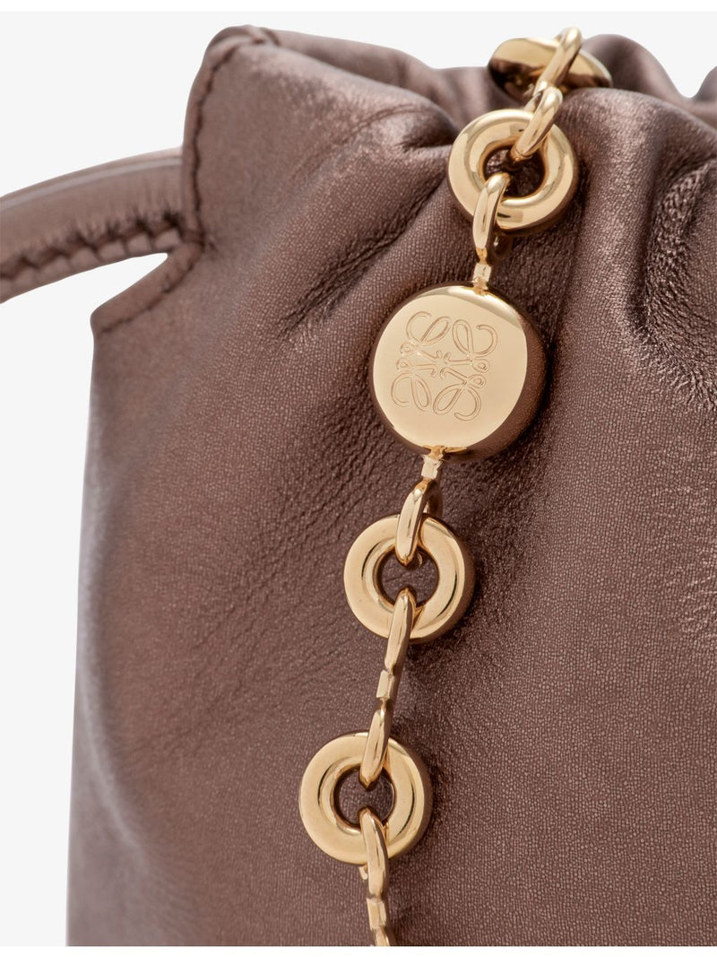 Loewe Mini Flamenco leather shoulder bag (British brand)