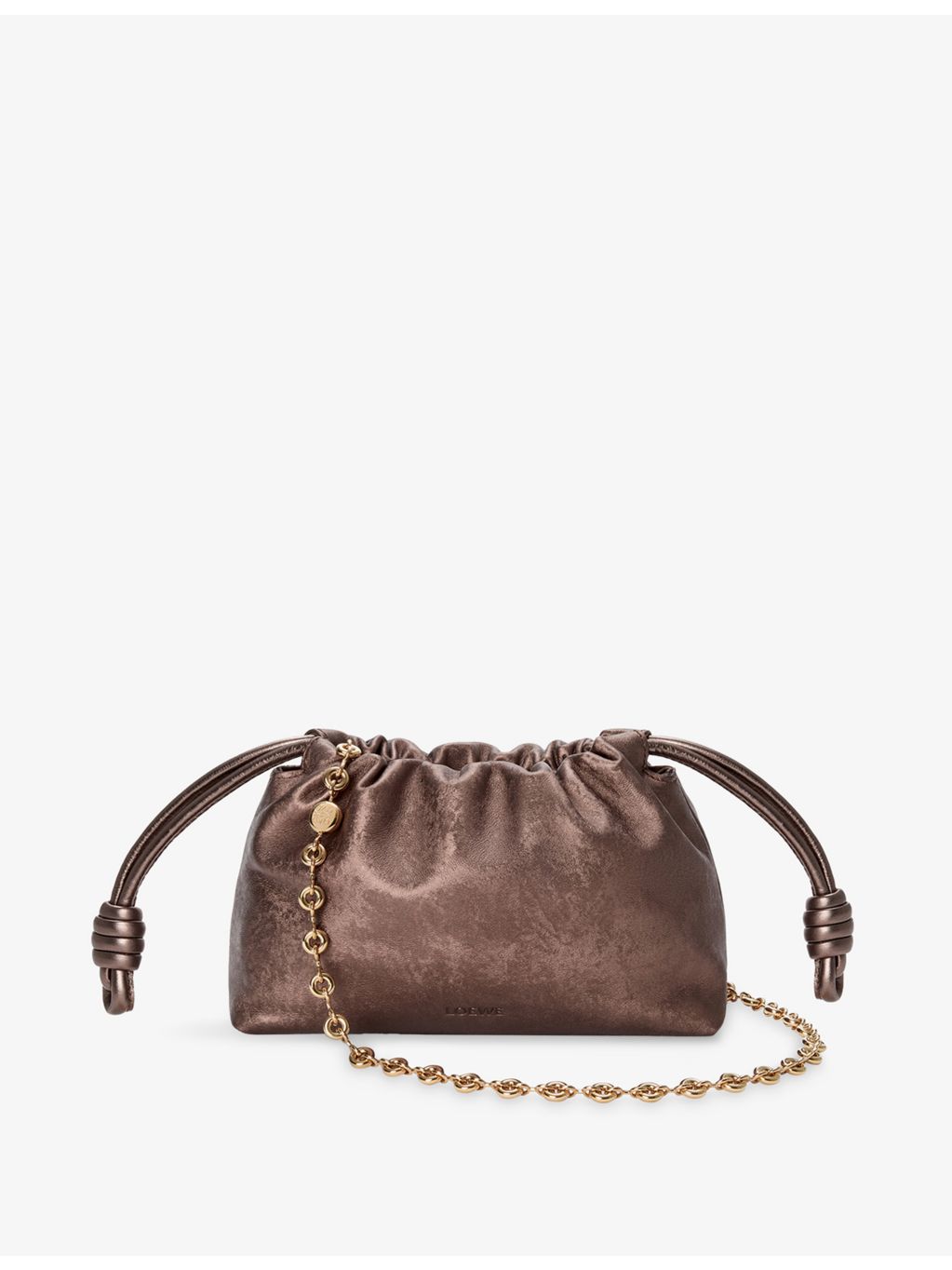 Loewe Mini Flamenco leather shoulder bag (British brand)