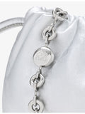 Loewe metallic mini leather clutch bag (British brand)