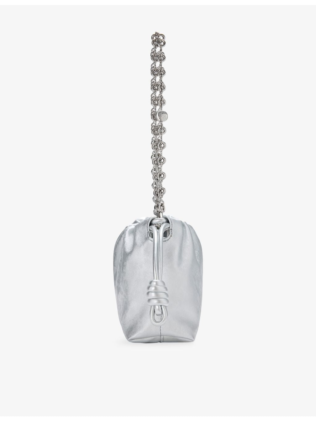 Loewe metallic mini leather clutch bag (British brand)