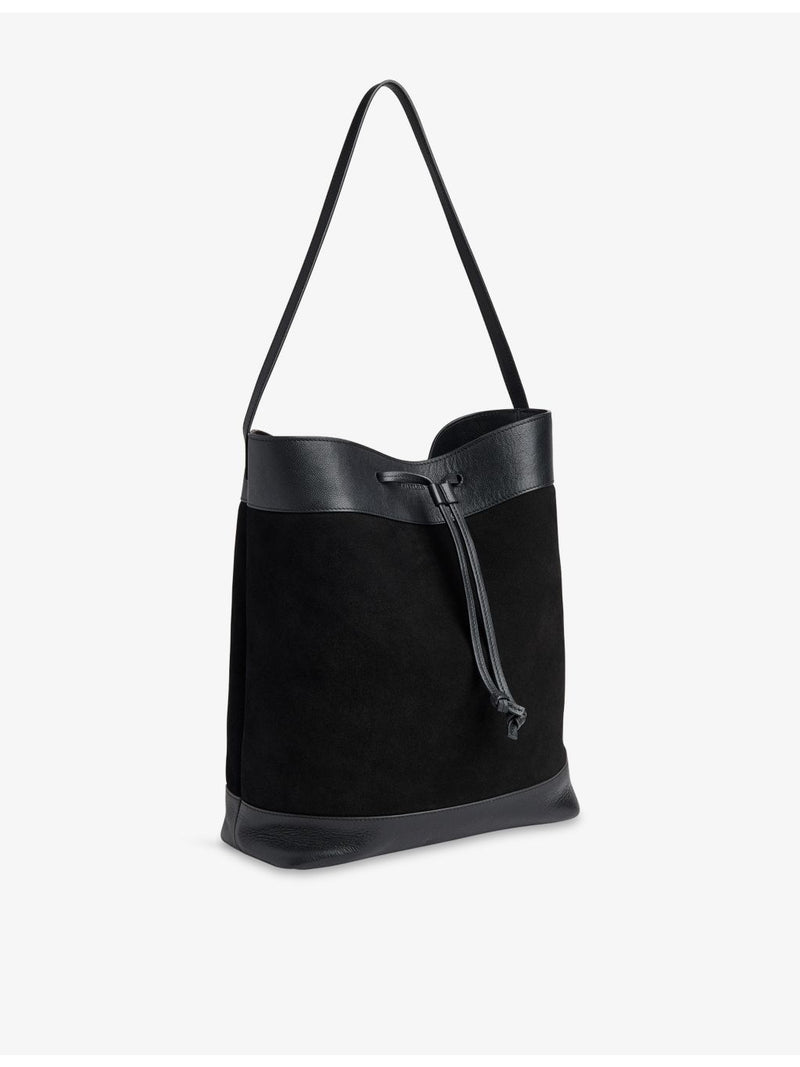 Whistles Sasha suede leather shoulder bag, imported from the UK