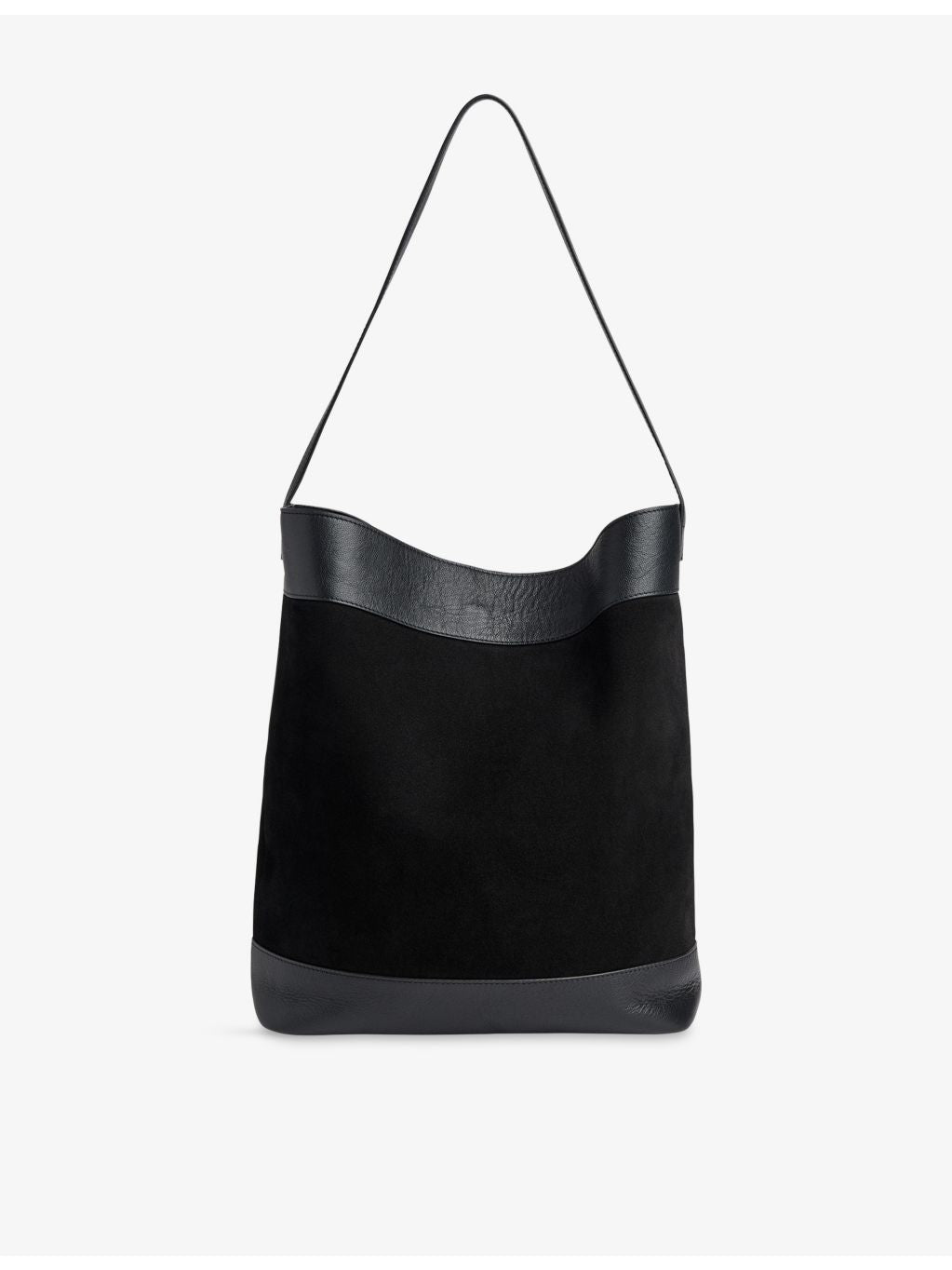 Whistles Sasha suede leather shoulder bag, imported from the UK