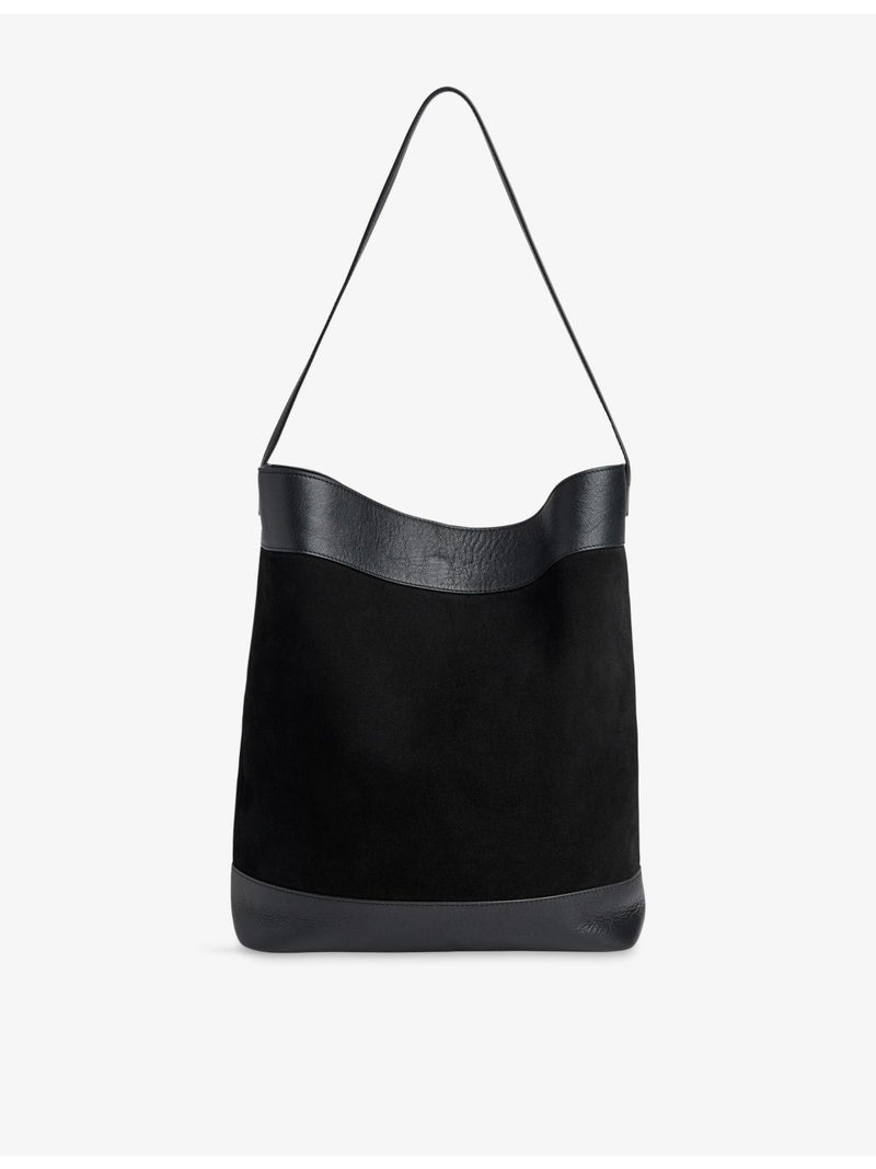 Whistles Sasha suede leather shoulder bag, imported from the UK