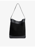 Whistles Sasha suede leather shoulder bag, imported from the UK
