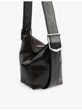 Zadig & Voltaire Baby Jane patent-leather shoulder bag, imported from the UK