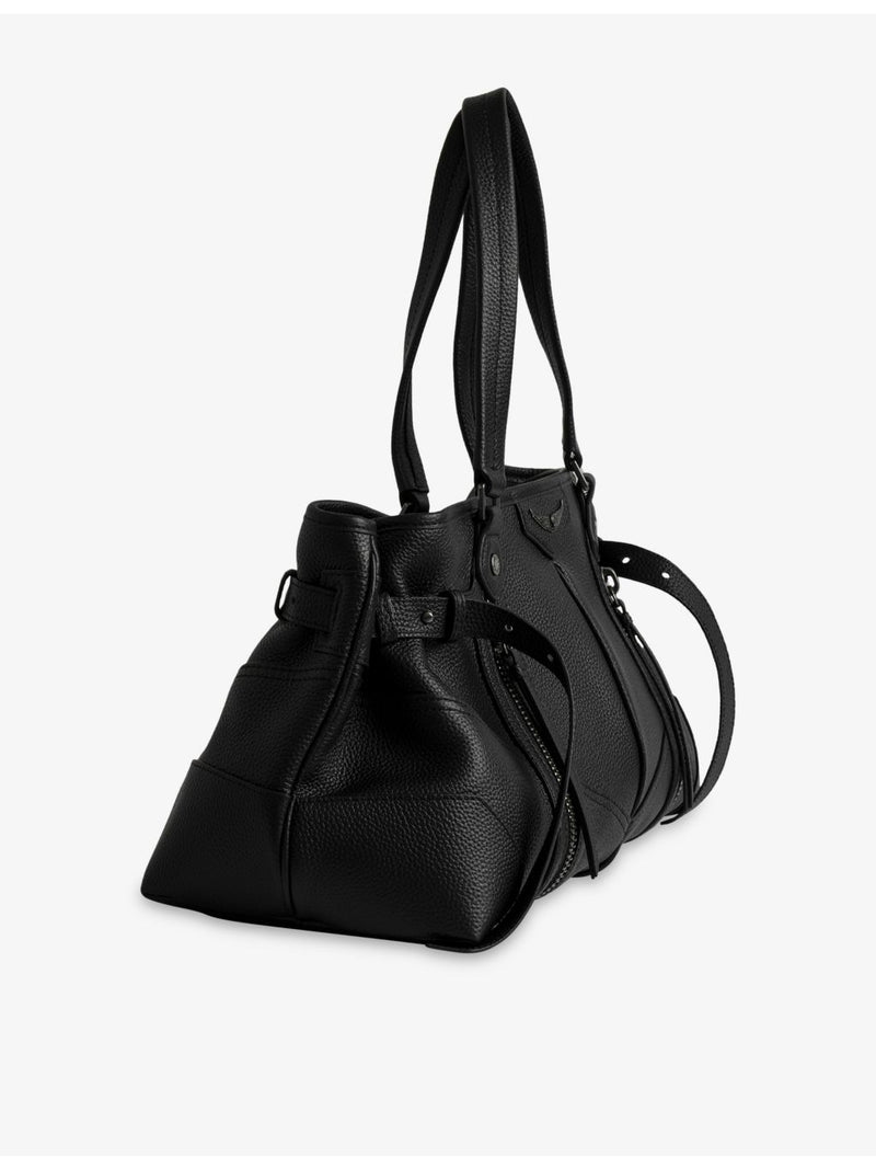 Zadig&Voltaire Sunny Shopper leather shoulder bag, imported from the UK